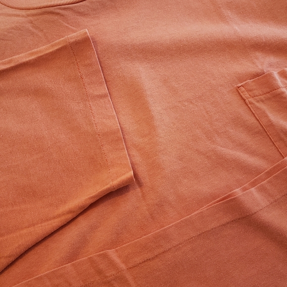 Vintage 1990s Gap Pocket T-Shirt Mens Sz XL Short Sleeve Peach - Picture 5 of 6